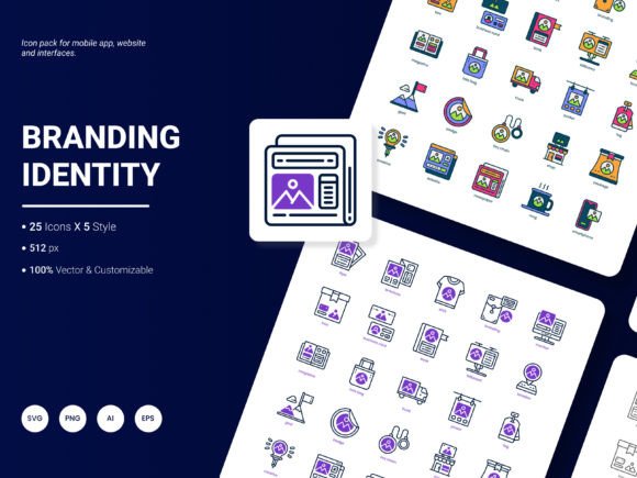Branding Identity Icon Pack for Local Business Graphics