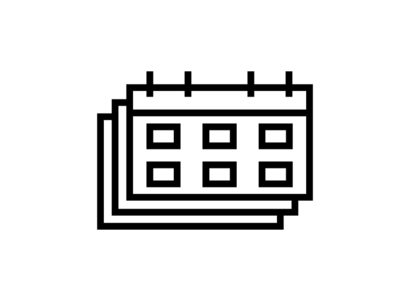 Calendar Graphic Icon for Modern Design Projects