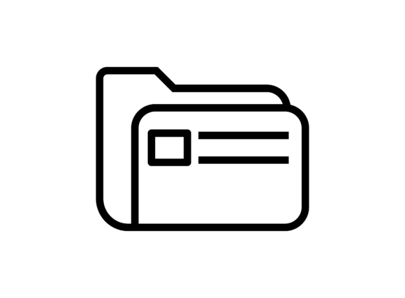 Emty Folder: A Versatile Graphic Asset for Local Business Branding