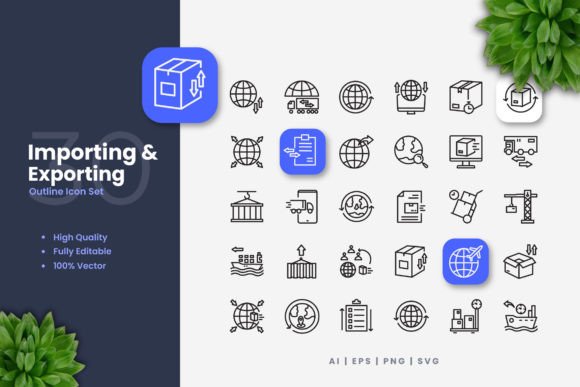 Importing and Exporting Icons for Graphic Design