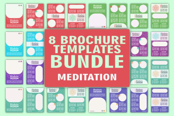 Meditation Brochure Template Bundle for Graphic Templates