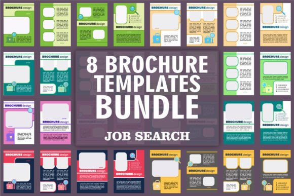 Searching Job Brochure Design Bundle for Handmade Creations