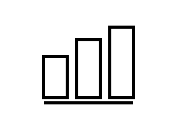 Statistic Icon for Graphics and Icons